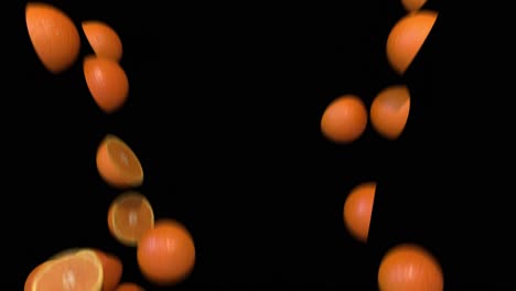 Orangensegmente,-Scheiben-Füllen-Den-Bildschirmübergang,-Zusammengesetztes-Overlay-Element-4k